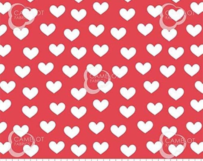 Camelot Fabrics Hearts Icons Premium Quality 100% Cotton Fabric (CA421KK)