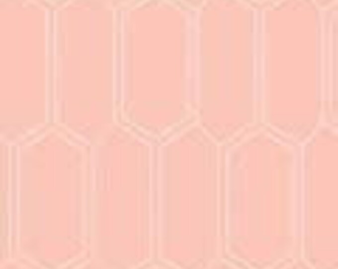Camelot Fabrics Little Clementine Emilia Bees Nest Pink Premium Quality 100% Cotton Fabric (CA660)