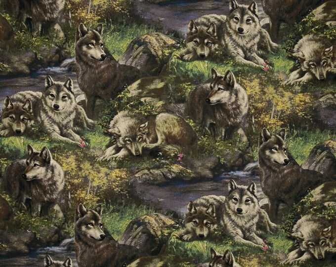 Springs Creative Wild Wings Scenics Lazy Afternoon Premium Quality 100% Cotton Fabric (SC730)