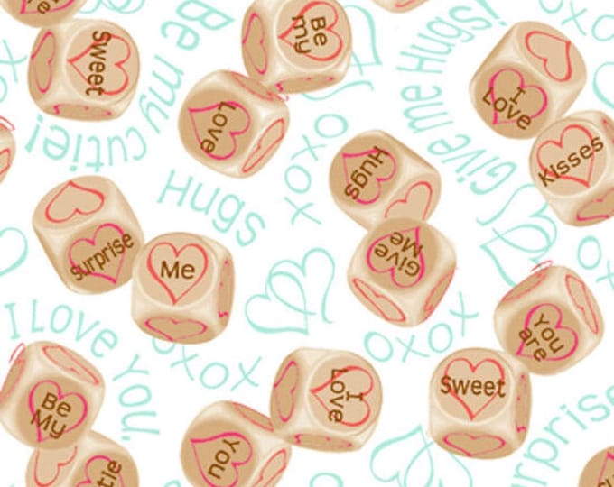 Quilting Treasures Love's All Around Premium Quality 100% Cotton Fabric (QT247)