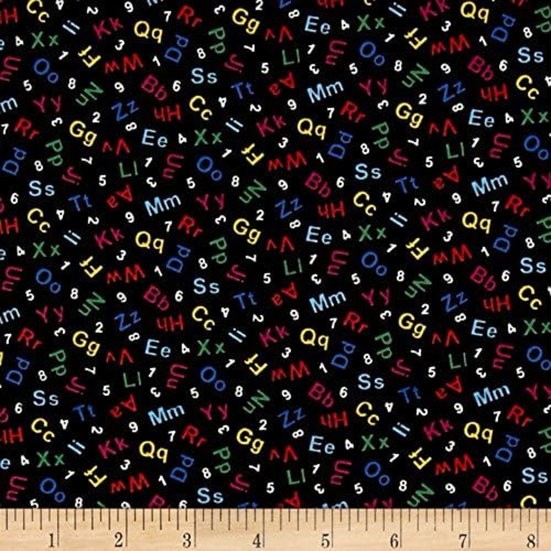 Elizabeth's Studio Think Positive Letters & Numbers Black Premium ...