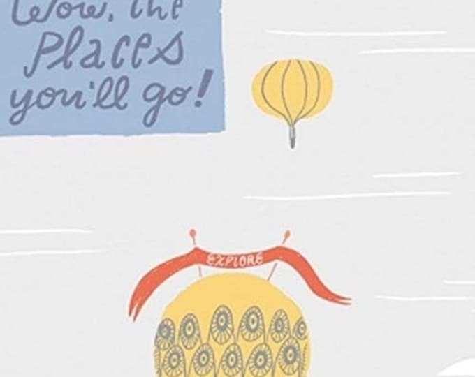 Dear Stella Adventure Hot Air Balloon Premium Quality 100% Cotton Fabric (TT717)