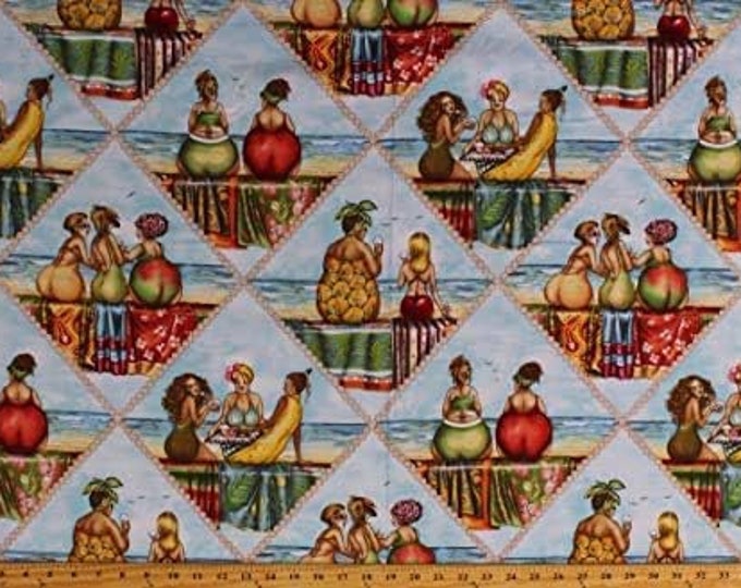 Elizabeth's Studio Fruit Ladies Premium Quality 100% Cotton Fabric (ES484)