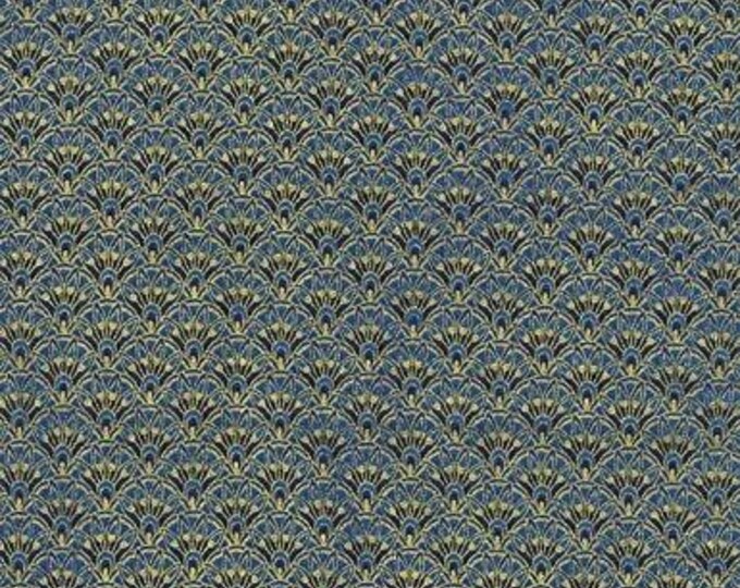 Timeless Treasures Tonal Scallop Metallic Premium Quality 100% Cotton Fabric (TT315)