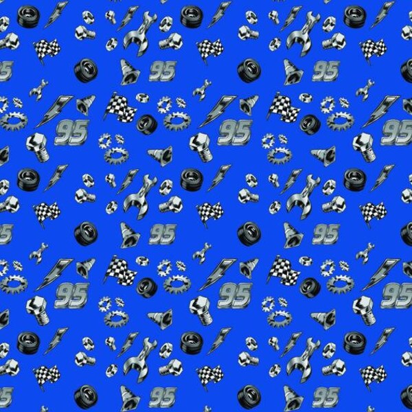 Nuts Bolts Fabric Etsy