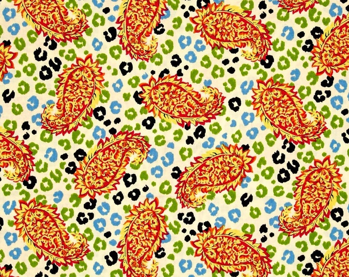 Quilting Treasures Ellery Paisley Skin Premium Quality 100% Cotton Fabric (QT1198KK)