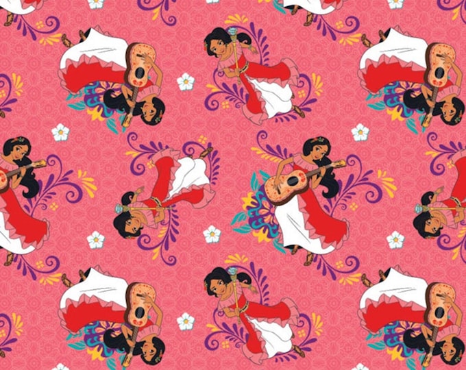 Elena of Avalor - Make your own magic   Springs Creative 100% cotton 43" wide fabric Sold by the Yard (SC364)