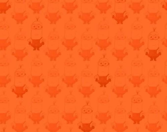 Quilting Treasures Despicable Me Minions Kevin Orange Premium Quality 100% Cotton Fabric (M20)