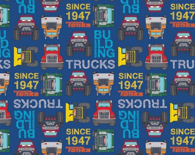 Camelot Fabrics Tonka Truck Gears Premium Quality 100% Cotton Fabric (CA1295KK)