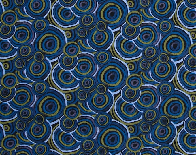 Fabri-Quilt Sea Turtles Swirls Purple Premium Quality 100% Cotton Fabric (FQ133)