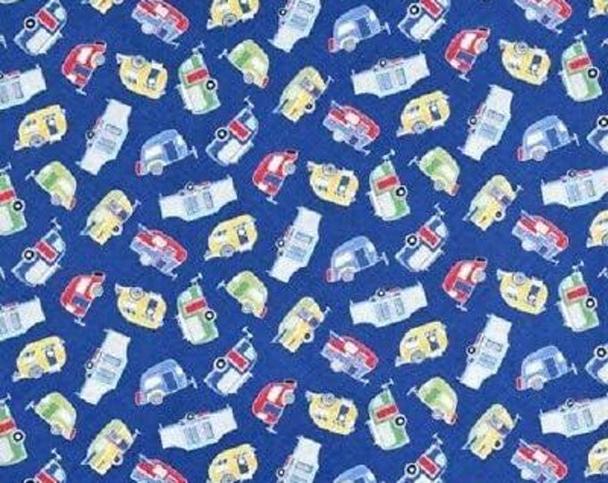Timeless Treasures Fun Blue Fabric Premium Quality 100% Cotton Fabric (TT460)