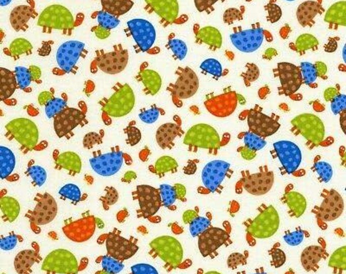 Timeless Treasures Tossed Turtles Premium Quality 100% Cotton Fabric (TT488)