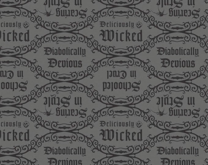 Disney Villains Diabolical Quotes  Camelot fabrics 100% cotton 44" wide fabric Sold by the Yard  (CA1331KK)