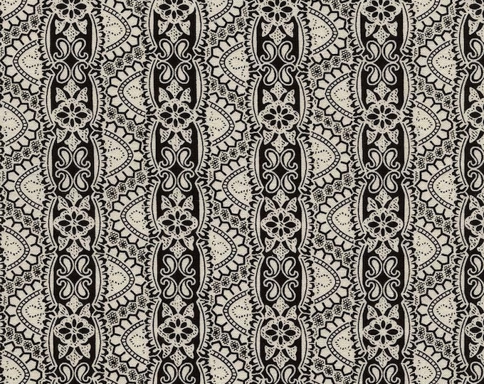 Timeless Treasures Fashion Sense Lace Stripe Premium Quality 100% Cotton Fabric (TT605)