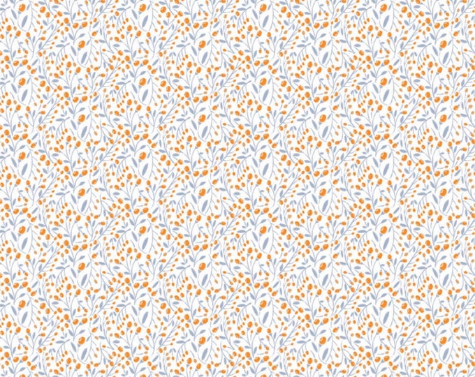 Camelot Fabrics Springs Buds Multicolor in White Premium Quality 100% Cotton Fabric (CA1424KK)