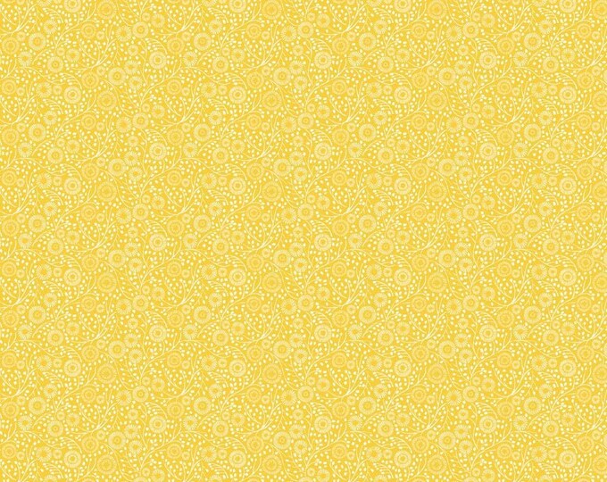 Camelot Fabrics Meadow Haze Yellow Premium Quality 100% Cotton Fabric (CA1427KK)