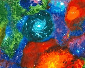 Timeless Treasures Space Nebula Sky Premium Quality 100% Cotton Fabric (TT695)
