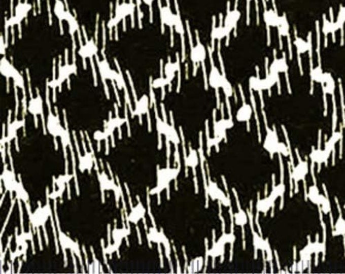 Quilting Treasures Queen of We'en Sketchy Plaid Black Premium Quality 100% Cotton Fabric (QT606)