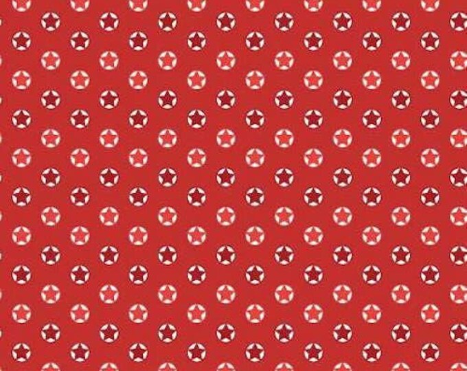 Springs Creative Santa's Stash Red Stars Premium Quality 100% Cotton Fabric (SC844)