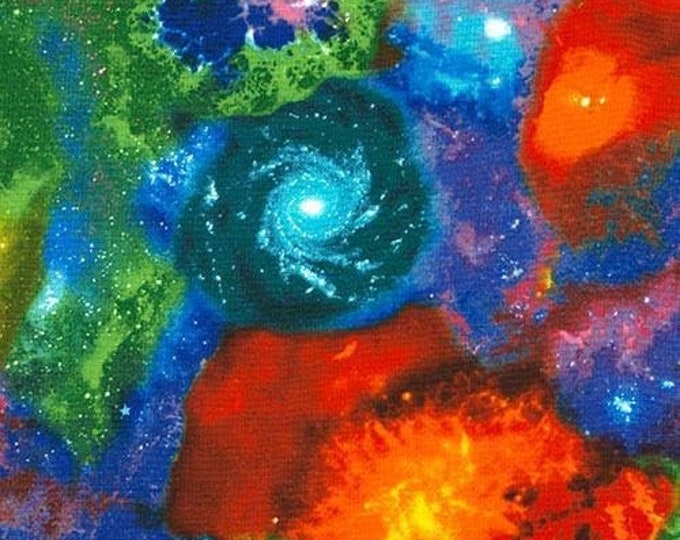 Timeless Treasures Space Nebula Premium Quality 100% Cotton Fabric (TT695)