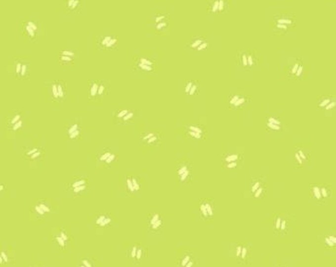 Susybee Bunny Dashes on green Premium Quality 100% Cotton Fabric (SB76)