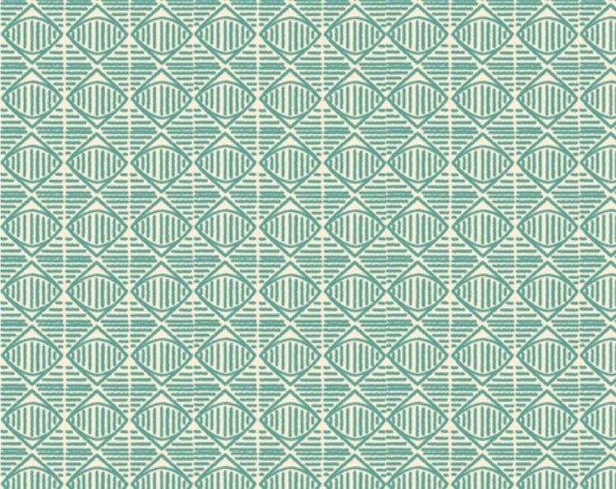 Quilting Treasures Wisdom of The Plains Plaid Squares Jade Premium Quality 100% Cotton Fabric (QT607)
