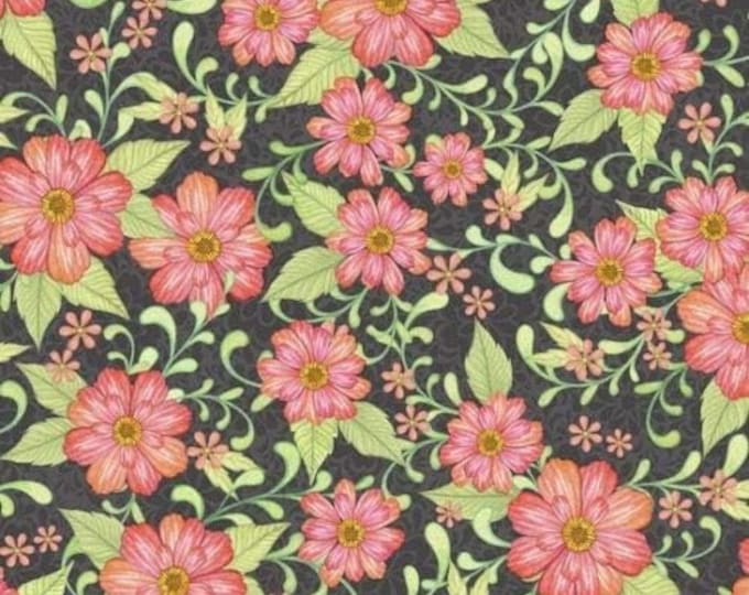 Quilting Treasures Charleston, Floral & Vine Trellis Premium Quality 100% Cotton Fabric (QT313)
