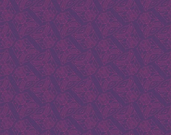 Camelot Fabrics Transformers Constellation in Purple Premium Quality 100% Cotton Fabric (CA921AA)