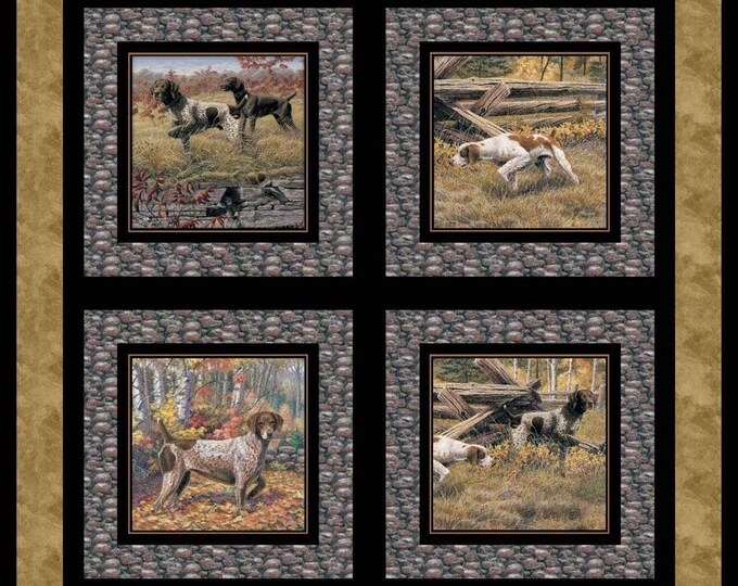 Show dogs Pillowcase  panel 36"  Springs Creative 100% cotton 43" wide fabric Sold by the Panel (SC1495)