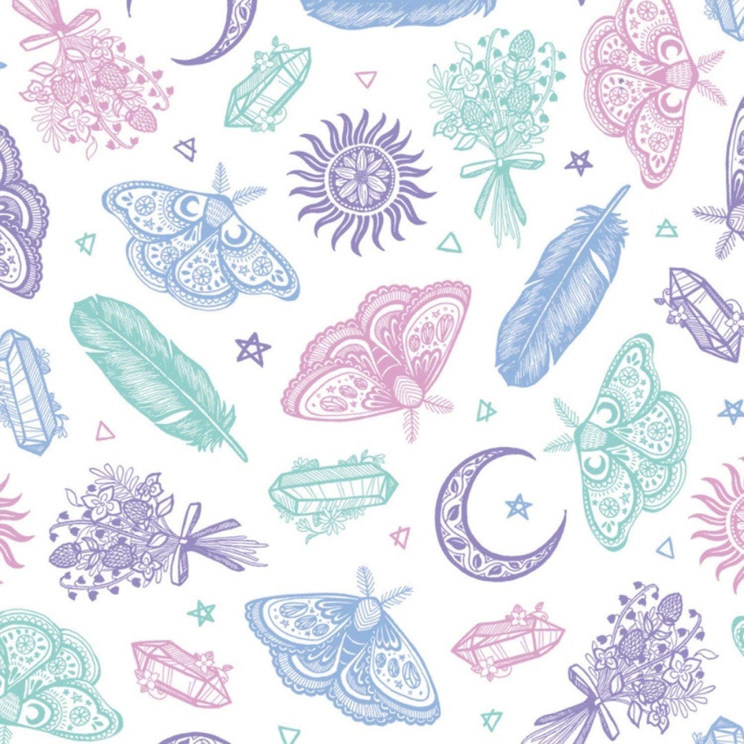 Camelot Fabrics Mystic - Spellbound Magic Premium Quality 100% Cotton ...