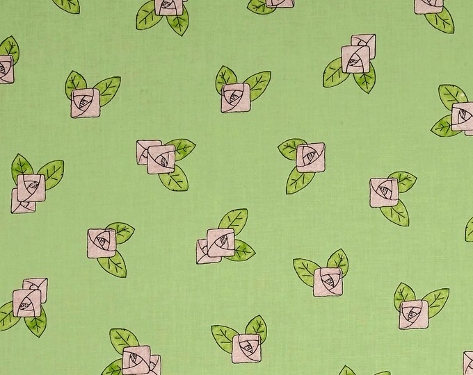 Quilting Treasures Hatters Tea Party Pink Rose Toss Premium Quality 100% Cotton Fabric (QT1165KK)