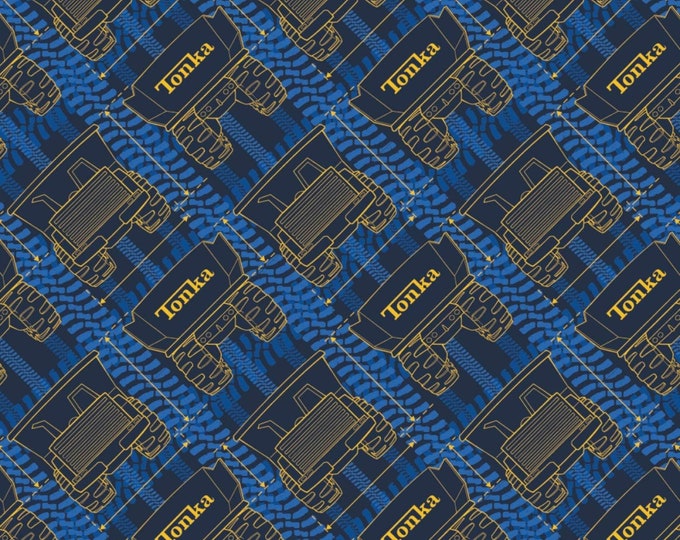 Camelot Fabrics Tonka Dimensions Blue Quality 100% Cotton Fabric (CA1401KK)