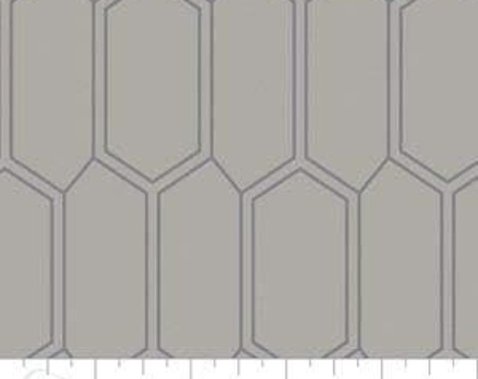 Camelot Fabrics Emilia Double Gauze Bees Nest Grey Premium Quality 100% Cotton Fabric (CA663)