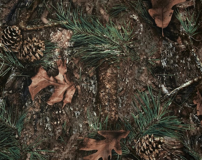 Springs Creative True Timber Outdoors Camouflage Ovation Mixed Pine Premium Quality 100% Cotton Fabric (SC143)