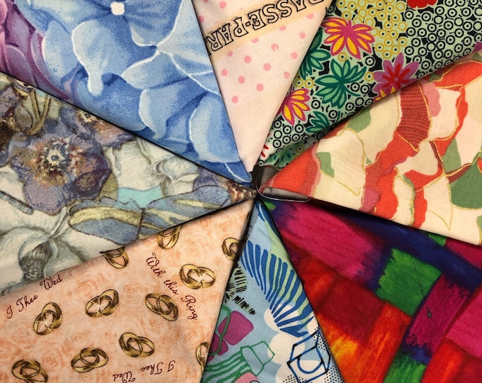 New Bundle Lot of 10 fat quarters No Duplicates 100% Cotton Quilting Fabric