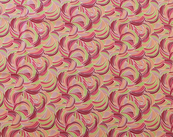 Quilting Treasures Marlena Swirls Pink Premium Quality 100% Cotton Fabric (QT1010)