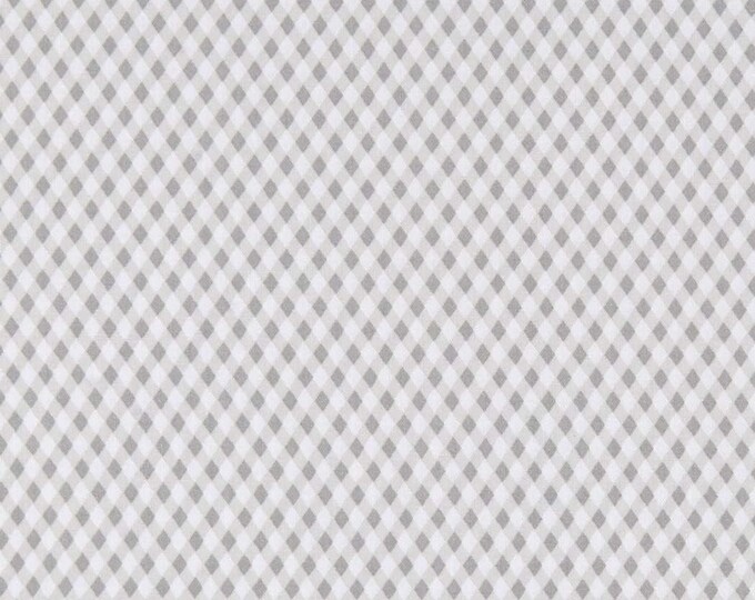 Quilting Treasures Sweet Caroline Diamond Check Taupe Premium Quality 100% Cotton Fabric (QT1238KK)