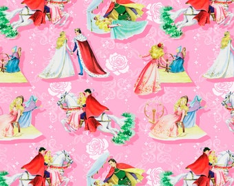 David Textiles Happily Ever After Premium Quality 100% Cotton Sold by The Yard. (DA196KK)