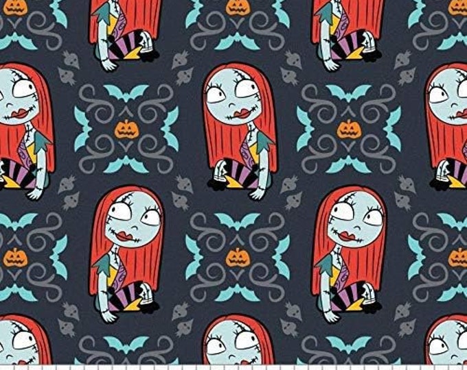 Camelot Fabrics Master of Fright Collection Scream Queen Sally Midnight Premium Quality 100% Cotton Fabric (CA1063KK)