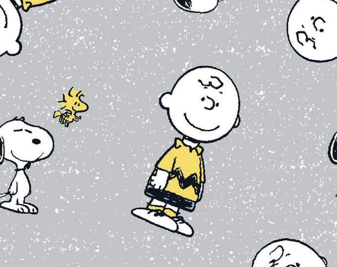 Springs Creative Peanuts Snoopy and Charlie Brown Premium Quality 100% Cotton Fabric (SC1458)