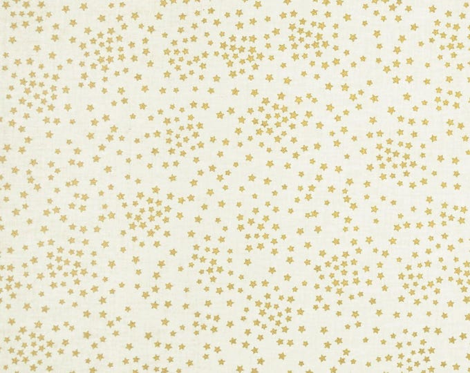 Timeless Treasures Metallic Happily Ever After Stars Premium Quality 100% Cotton Fabric (TT538)