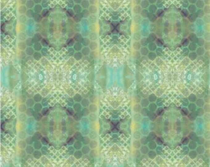 Quilting Treasures Inspirational Kaleidoscope Strips Patina Premium Quality 100% Cotton Fabric (QT495)