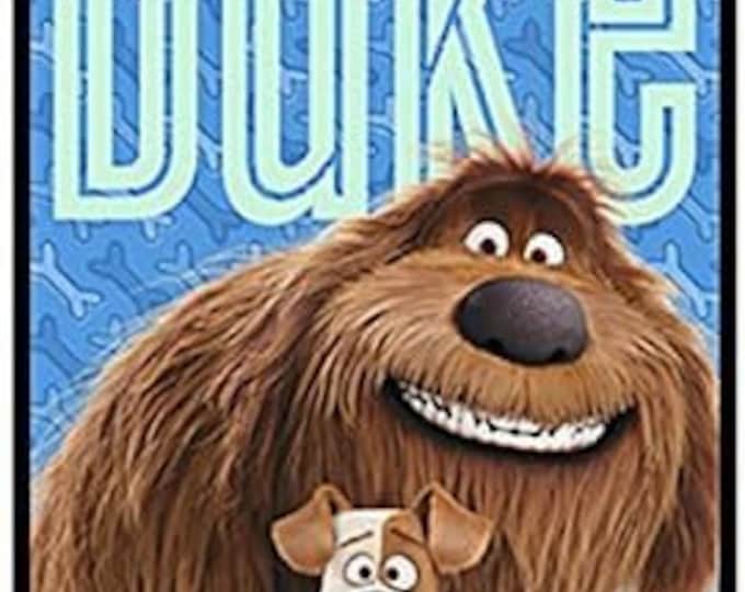 Quilting Treasures Secret Life of Pets~Max and Duke Panel Premium Quality 100% Cotton Fabric by the Panel (QT342)