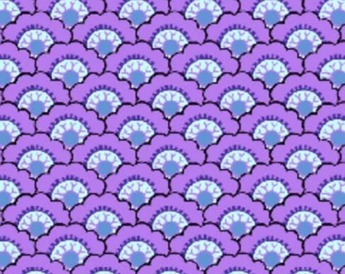 Quilting Treasures Madelyn - Violet - Scallop - 29095-V - Premium Quality 100% Cotton Fabric (QT453XX)