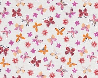 Windham Fabrics Painted Wings Mini Butterflies Premium Quality 100% Cotton Fabric (M536)