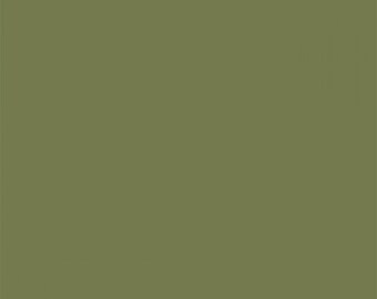 Springs Creative Natural Charm Solid Color Iguana Green Premium Quality 100% Cotton Fabric by The Yard. (SC1110AA)