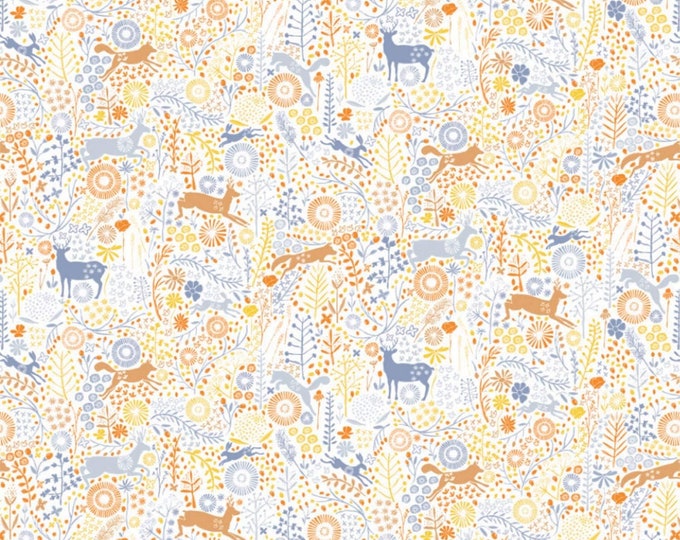 Camelot Fabrics Meadow Wildlife Multicolor Premium Quality 100% Cotton Fabric (CA1430KK)