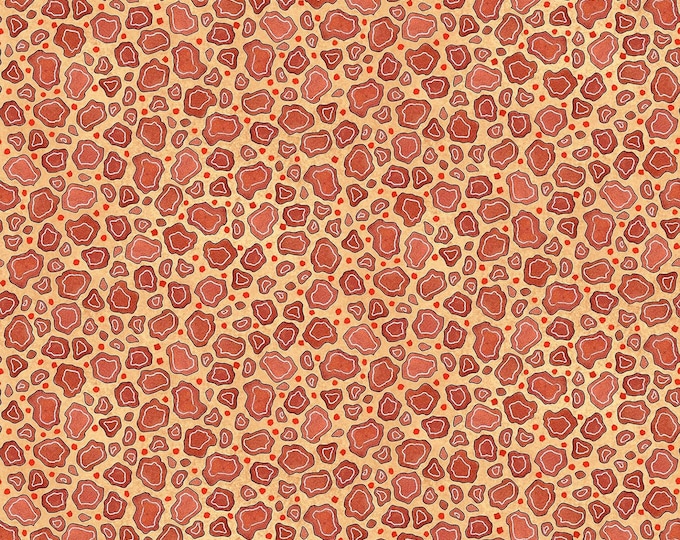 Quilting Treasures Wild Things Giraffe Print Warm Tan Premium Quality 100% Cotton Fabric (QT869)