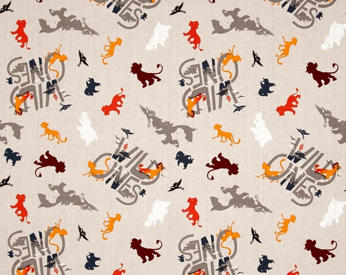 Springs Creative E. E. Schenck Disney Lion Guard Wild Ones Multi Premium Quality 100% Cotton Fabric (SC998)