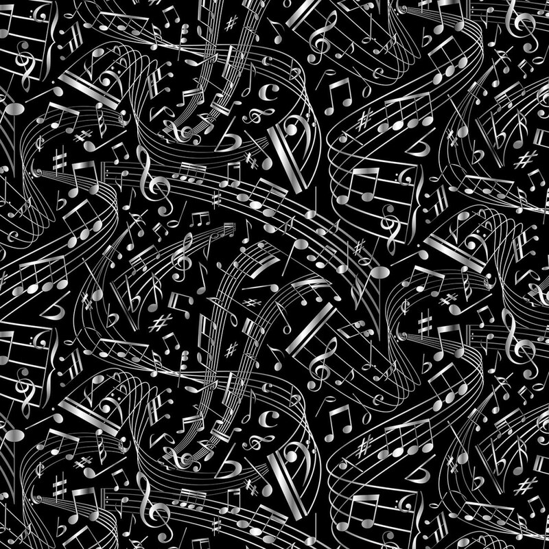 Music Note Fabric - Etsy